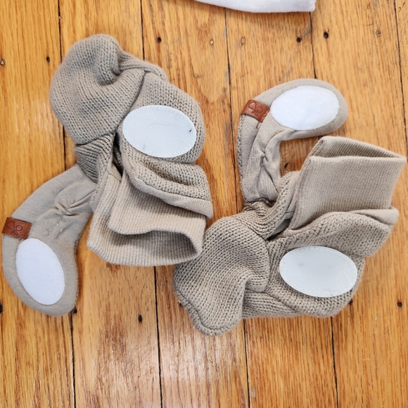 EUC goumi STAY ON KNIT BOOT sage green 3-6 months - Picture 6 of 7